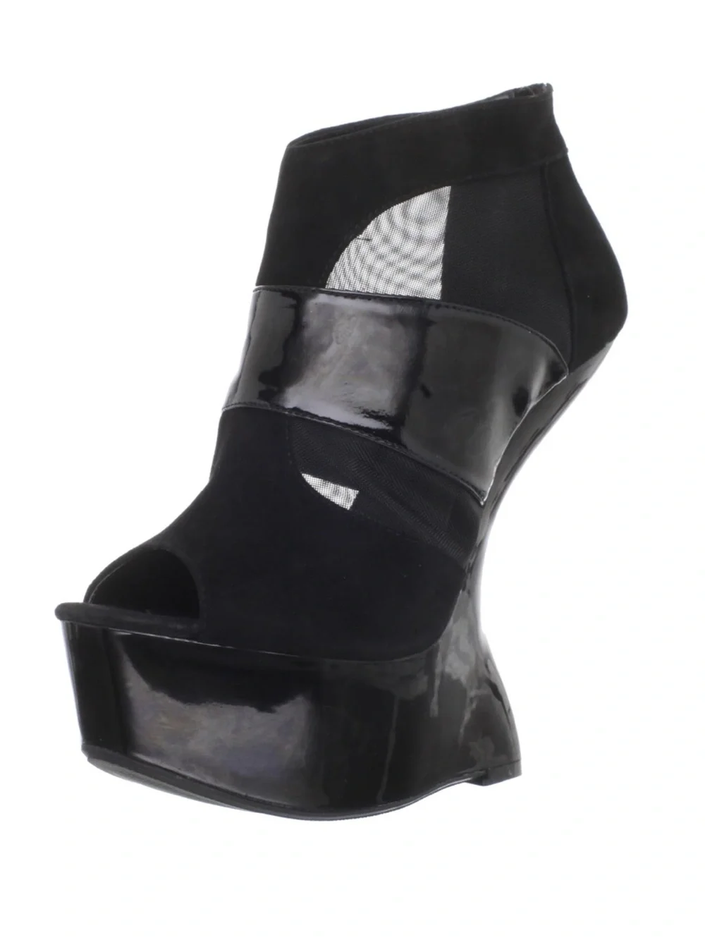 Chinese Laundry Cover Up Heel-Less Open Toe Bootie Size 6.5 MSRP $125 Brand new